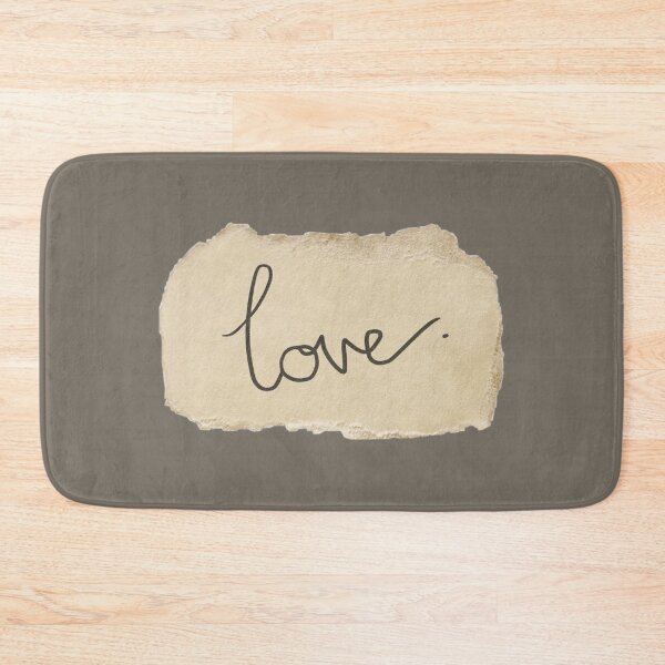 Item preview, love written in vintage paper cut out designed and sold by moonna designs.