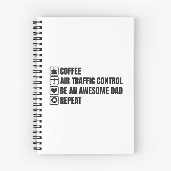 Item preview, Coffee, Air Traffic Control, Awesome Dad, Repeat (For Light Background) designed and sold by thecatcouch.