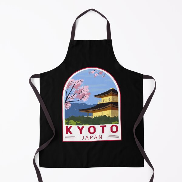 Artikelvorschau, Kyoto-Japan-Reise-Retro-Emblem entworfen und verkauft von KrisSidDesigns.