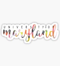 University of Maryland Sticker