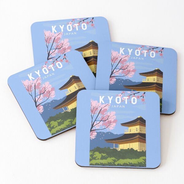 Item preview, Kyoto Japan Travel Vintage Art designed and sold by KrisSidDesigns.