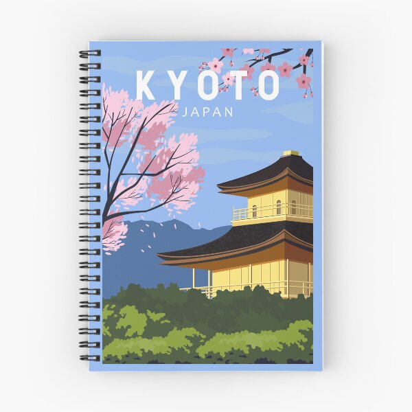 Item preview, Kyoto Japan Travel Vintage Art designed and sold by KrisSidDesigns.