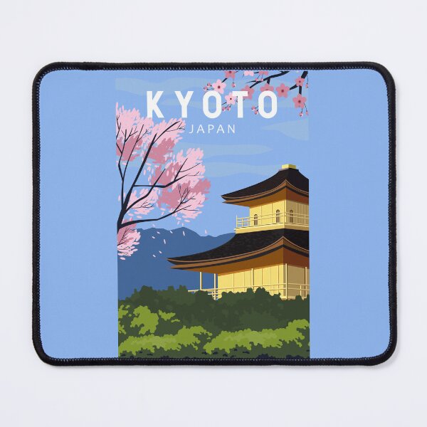 Item preview, Kyoto Japan Travel Vintage Art designed and sold by KrisSidDesigns.