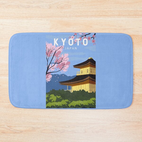 Item preview, Kyoto Japan Travel Vintage Art designed and sold by KrisSidDesigns.