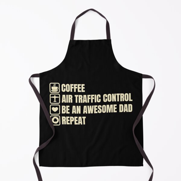 Item preview, Coffee, Air Traffic Control, Awesome Dad, Repeat (For Dark Background) designed and sold by thecatcouch.