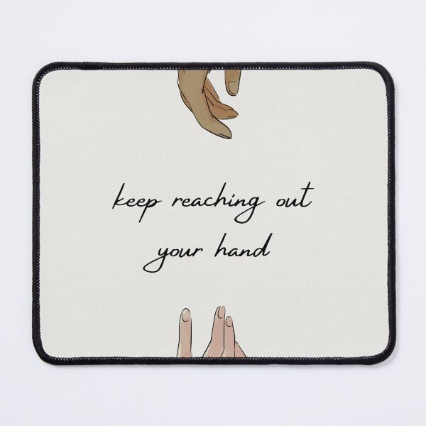 Item preview, cassian and nesta "keep reaching out your hand" acosf designed and sold by bookdrunk.