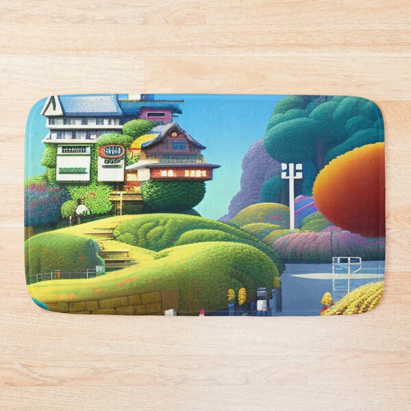 Item preview, Pixilated Urban Oasis designed and sold by Nellisstadia.