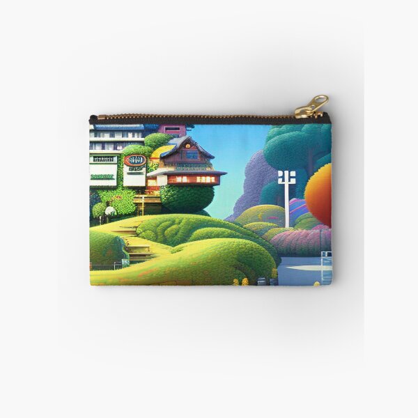 Item preview, Pixilated Urban Oasis designed and sold by Nellisstadia.
