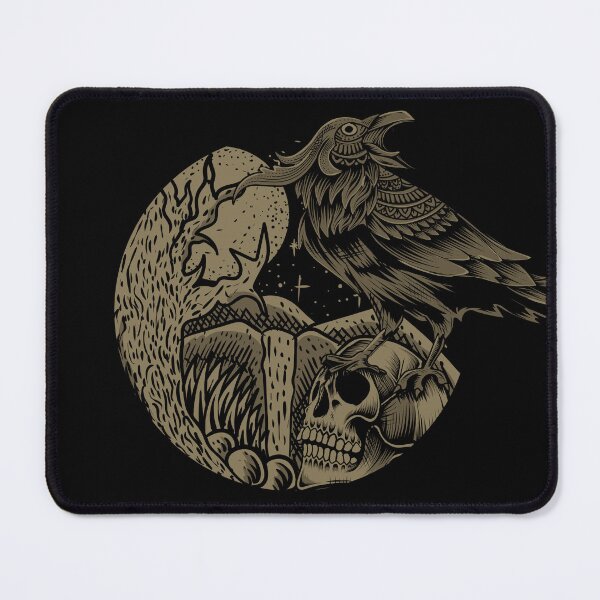 Item preview, Dark Crow Bird With Skull designed and sold by EdStark.