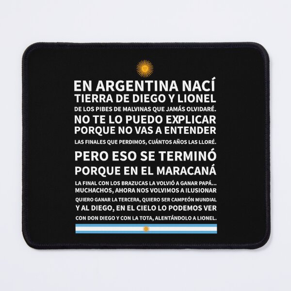 Item preview, Argentina fans’ song -  Argentina Mundial de Qatar 2022 Argentina World cup 2022  Muchachos, ahora nos volvimos a ilusionar designed and sold by TRUE-FANS.
