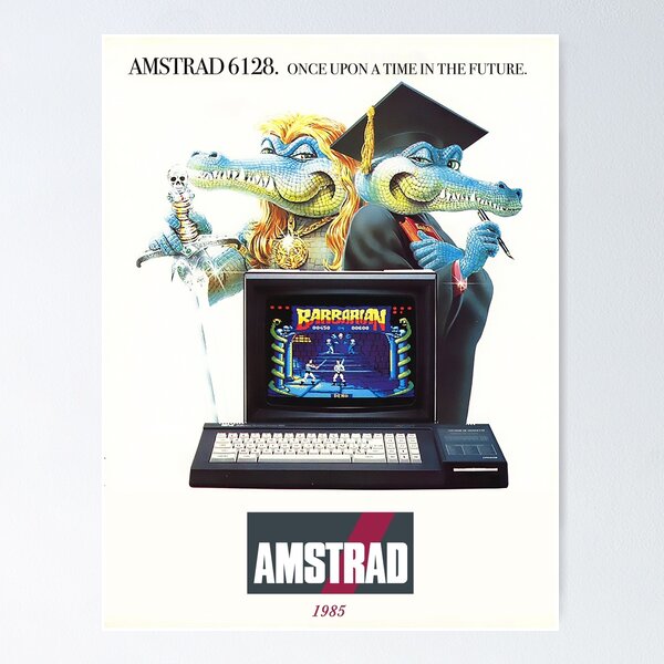 Artikel-Vorschau von Amstrad-Computer-Retro-Poster - Es war einmal in der Zukunft, designt und verkauft von Clotilde26.