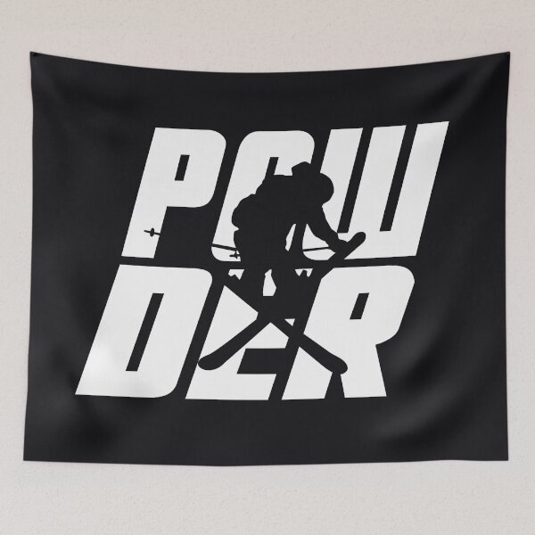 Item preview, Skier, skiing, ski - powder - dark designed and sold by claudiasartwork.