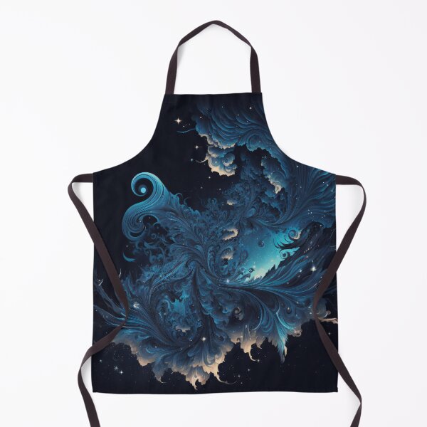 Item preview, Abstract fractal blue galaxy designed and sold by Darmon-Designs.