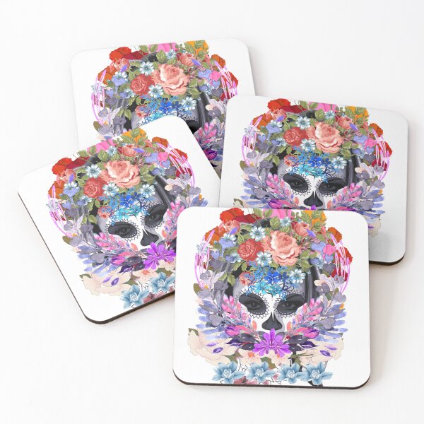 Item preview, Girl Skull || Flowers Digital Art    designed and sold by RBToper.