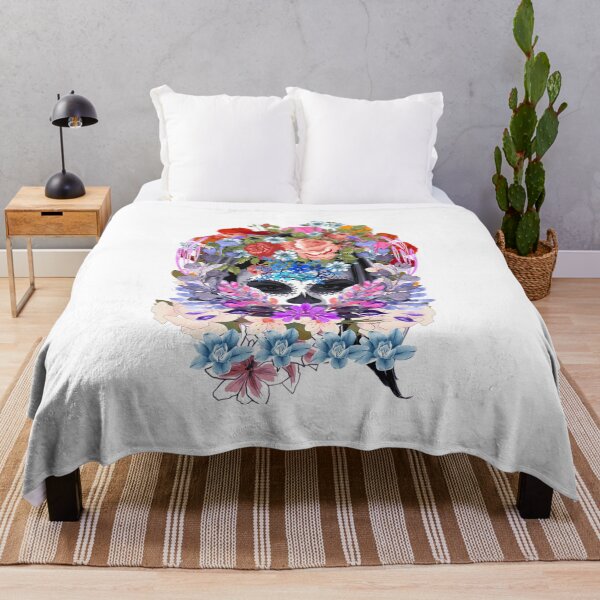 Item preview, Girl Skull || Flowers Digital Art designed and sold by RBToper.