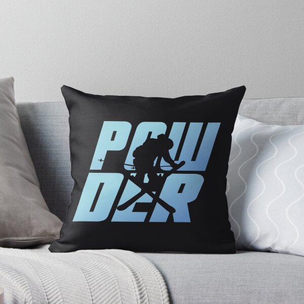Item preview, Skier, skiing, ski - powder - blue designed and sold by claudiasartwork.