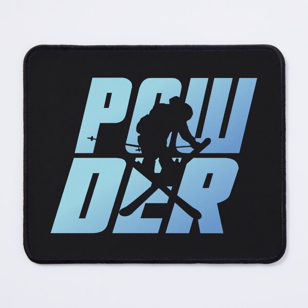 Item preview, Skier, skiing, ski - powder - blue designed and sold by claudiasartwork.