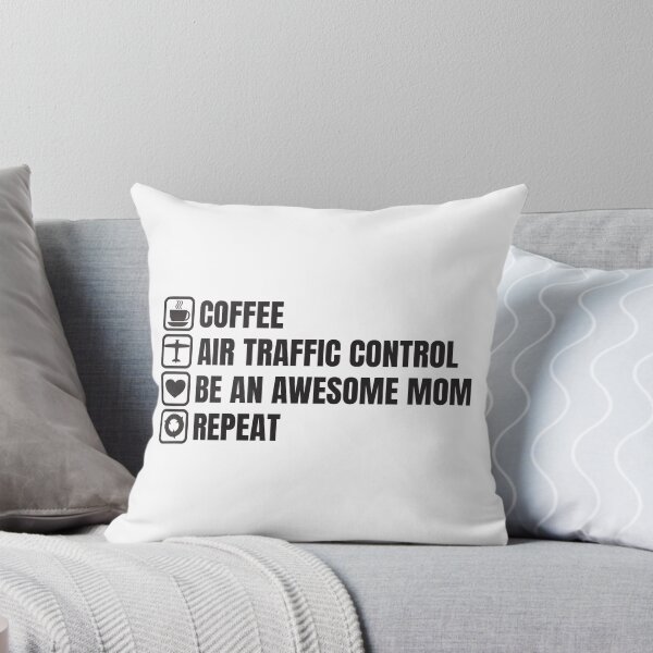 Artikelvorschau, Kaffee, Flugsicherung, tolle Mutter, Wiederholung (für hellen Hintergrund) entworfen und verkauft von thecatcouch.