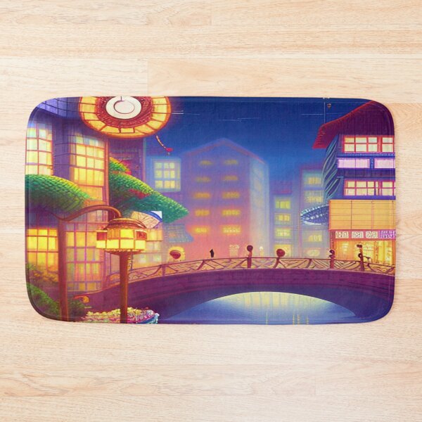 Item preview, Pixilated Cityscapes at Night designed and sold by Nellisstadia.