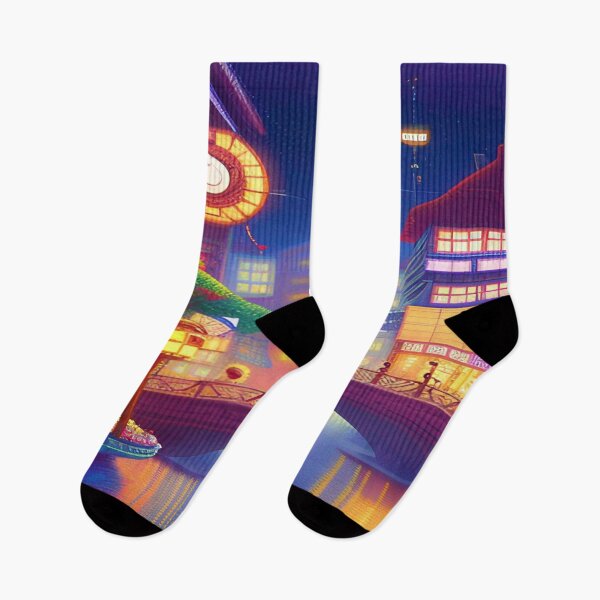 Item preview, Pixilated Cityscapes at Night designed and sold by Nellisstadia.