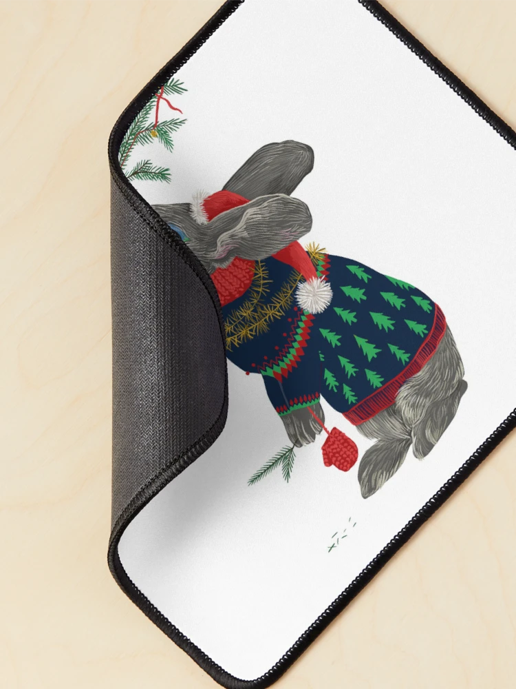 Thumbnail 2 of 5, Mouse Pad, Rocking Rabbit designed and sold by Ekaterina Khozatskaya.