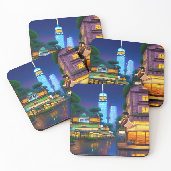 Item preview, Pixelated City Glow designed and sold by Nellisstadia.