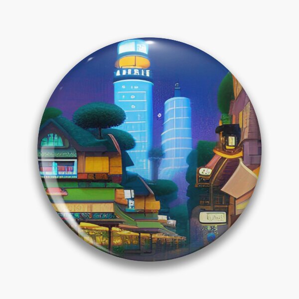 Item preview, Pixelated City Glow designed and sold by Nellisstadia.