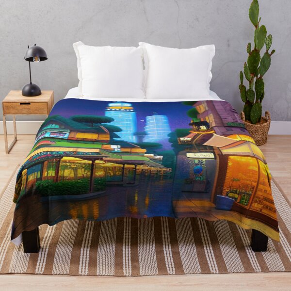 Item preview, Pixelated City Glow designed and sold by Nellisstadia.