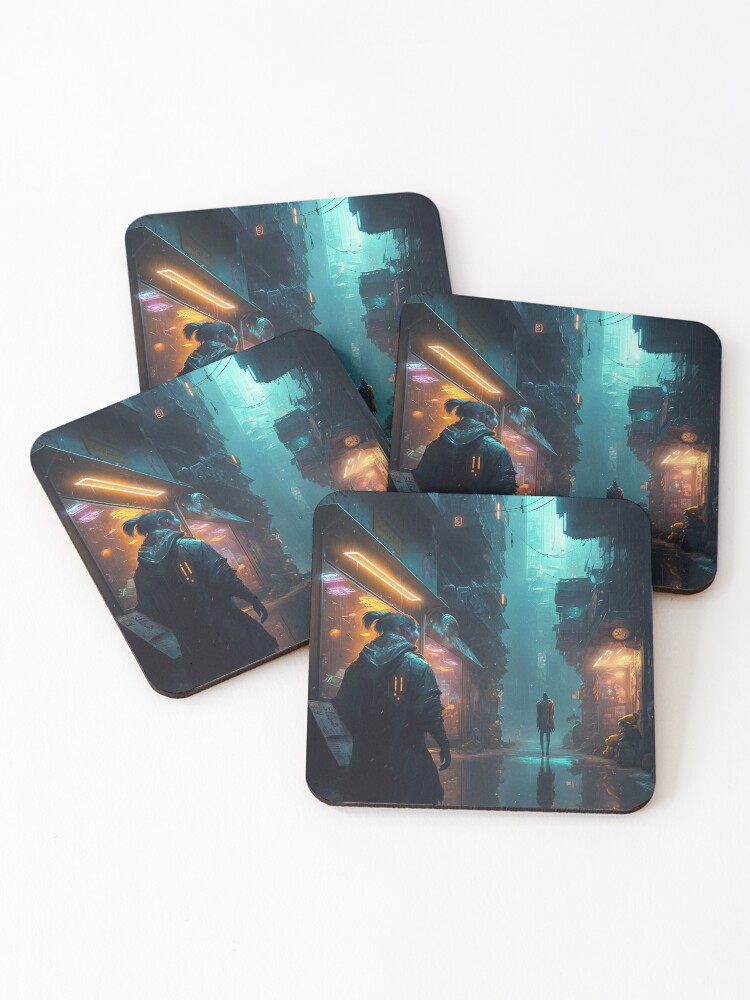 Thumbnail 1 of 5, Coasters (Set of 4), The Forgotten Change designed and sold by masukomi.
