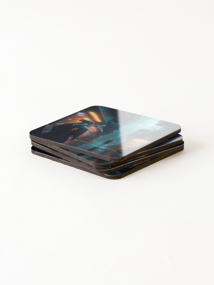 Thumbnail 4 of 5, Coasters (Set of 4), The Forgotten Change designed and sold by masukomi.