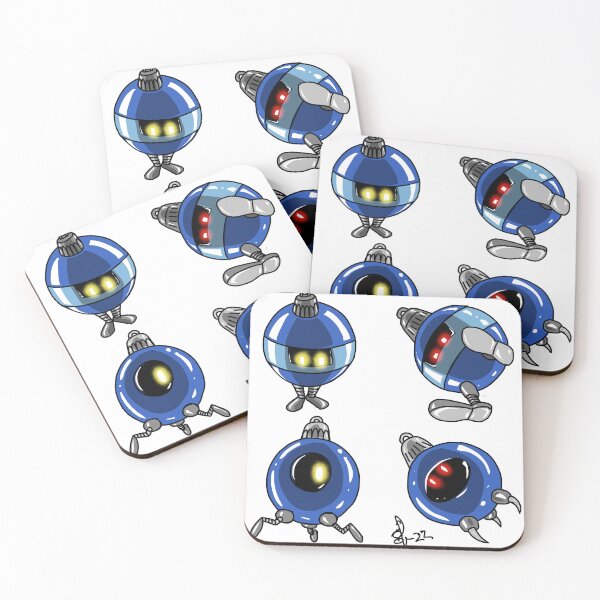 Item preview, Bauble bots blue  designed and sold by Pittstop.
