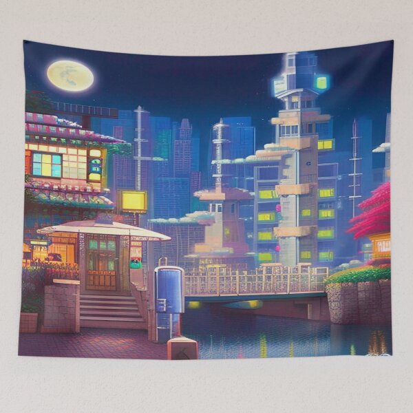 Item preview, Pixelated City Streets designed and sold by Nellisstadia.