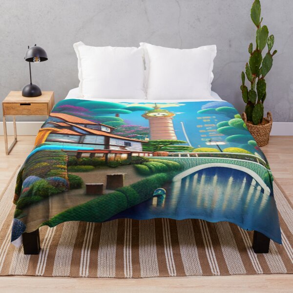 Item preview, Pixelated Cityscape Dreamscape designed and sold by Nellisstadia.