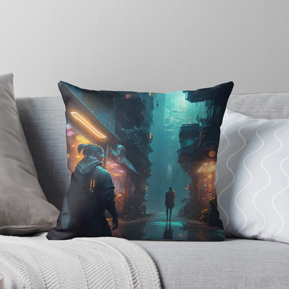 Item preview, Throw Pillow designed and sold by masukomi.