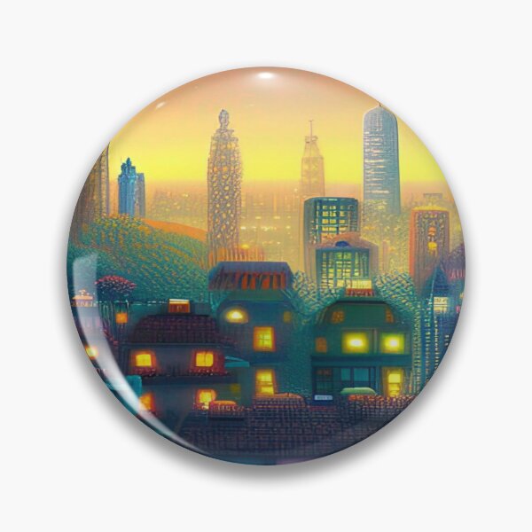 Item preview, Pixilated Cityscape designed and sold by Nellisstadia.