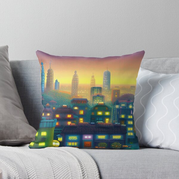 Item preview, Pixilated Cityscape designed and sold by Nellisstadia.
