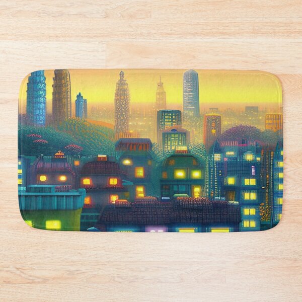 Item preview, Pixilated Cityscape designed and sold by Nellisstadia.