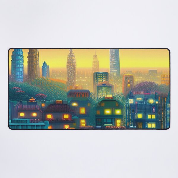 Item preview, Pixilated Cityscape designed and sold by Nellisstadia.