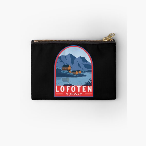 Item preview, Lofoten Norway Travel Retro Emblem designed and sold by KrisSidDesigns.