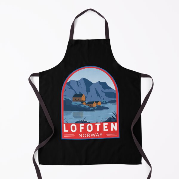 Item preview, Lofoten Norway Travel Retro Emblem designed and sold by KrisSidDesigns.