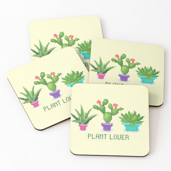 Item preview, Retro Pixel Art Plant Lover Design designed and sold by 8BitTrip.
