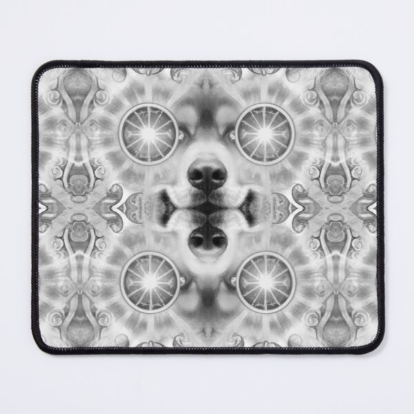 Item preview, Dog Love Kisses Piercing Eyes Grey Scale designed and sold by SpiritGifts.