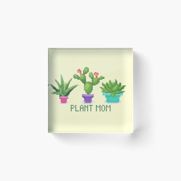 Item preview, Retro Pixel Art Plant Mom Design designed and sold by 8BitTrip.