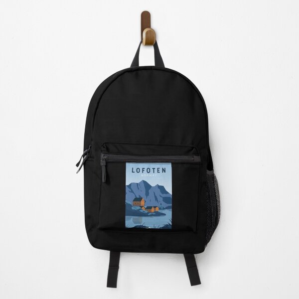 Item preview, Lofoten Norway Travel Vintage Art designed and sold by KrisSidDesigns.