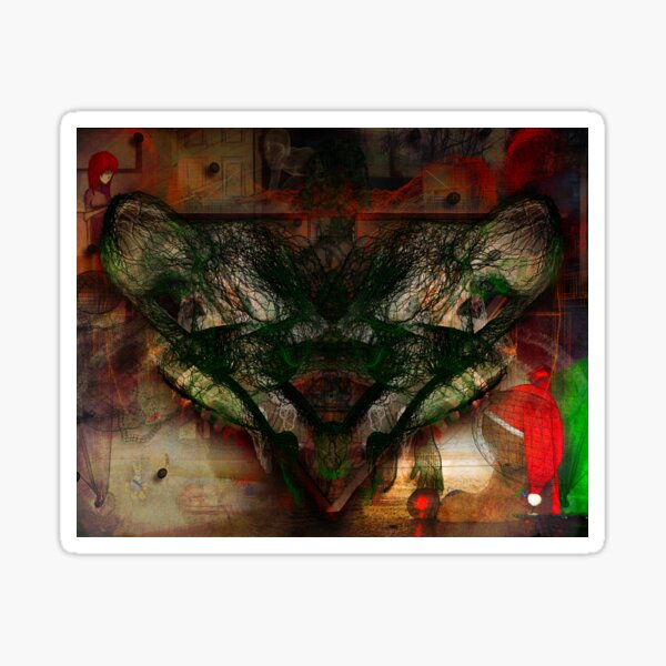 Art mashup Sticker