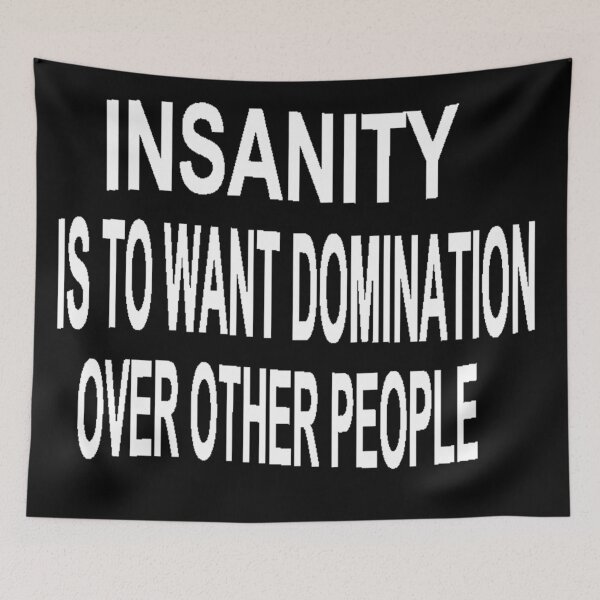 Item preview, INSANITY (White Writing) designed and sold by C J Lewis.