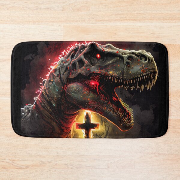 Item preview, Colorful Dinosaur Art With Christian Cross Theme designed and sold by Art4Christ.