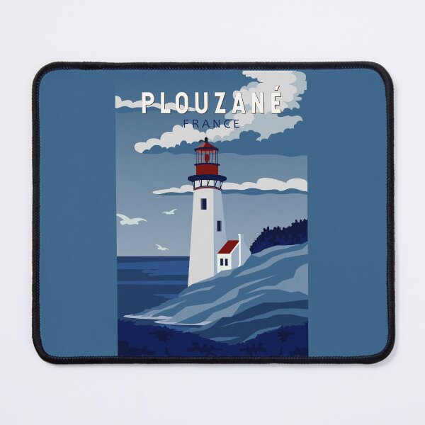 Item preview, Plouzane France Travel Vintage Art designed and sold by KrisSidDesigns.