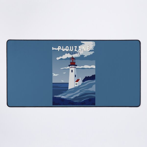 Item preview, Plouzane France Travel Vintage Art designed and sold by KrisSidDesigns.