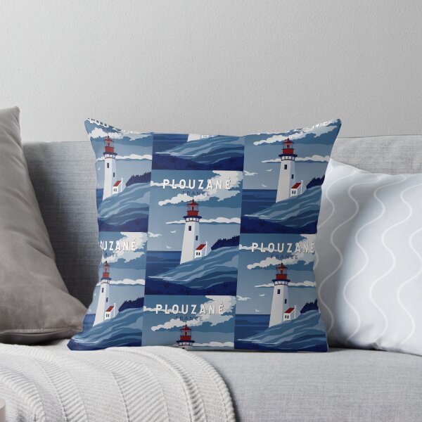 Item preview, Plouzane France Travel Vintage Art designed and sold by KrisSidDesigns.